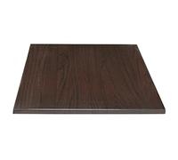 Bolero gg639 cuadrado tablero de la mesa, color marrón oscuro