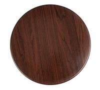 Bolero gg643 redondo tablero de la mesa, color marrón oscuro