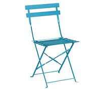 Bolero gk982 pavimento estilo acero sillas, Costa Azul (Pack de 2)