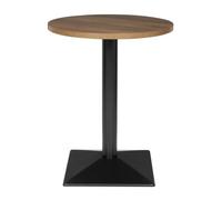 Bolero Mesa Redonda Completa de 600 mm, para Cocina, Bar, Restaurante, Mesa de Comedor CH993