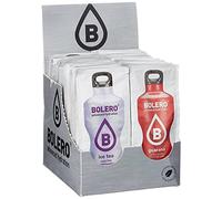Boléro Bolero Mix Pack 58x9g | Polvo de jugo sin azúcar, endulzado con stevia + Vitamina C | Apto para niños, deportistas y diabéticos | Libre de gluten y apto para veganos