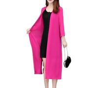 Bolero Mujer,Cárdigan Tipo Kimono De Gasa Larga para Mujer, Traje De Baño De Manga 3/4, Ropa De Abrigo Holgada con Aberturas Laterales, Ropa De Playa Bohemia, Bolero De Verano, Tops De Hombros, Ro