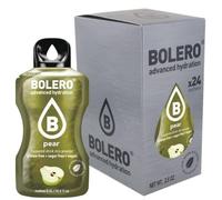 Bolero PERA 24 x 3 g, jugo en polvo sin azúcar, endulzado con stevia + vitamina C, adecuado para niños, atletas y diabéticos, sin gluten y apto para veganos