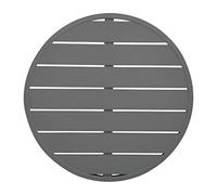 Bolero Tablero de Mesa de Aluminio Gris Oscuro - Redondo de 580 mm