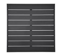 Bolero Tablero de Mesa de Aluminio Negro - Cuadrado de 700 mm