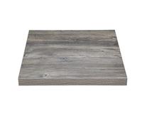 Bolero Tablero de Mesa de melamina Cuadrado pretaladrado de Madera de Fresno - 700 mm