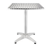 Bolero U427 - Mesa terraza cuadrada 60cm acero inoxidable