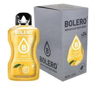 Bolero YUZU 24 x 3 g, jugo en polvo sin azúcar, endulzado con stevia + vitamina C, adecuado para niños, atletas y diabéticos, sin gluten y apto para veganos
