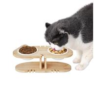 Boles De Comida Para Gatos Inclinados - Plato Para Mascotas Con Protección De La Columna Cervical Antideslizante,Cuenco De Comida Elevado E Inclinado Para Gatitos,Para Uso En Interior Área Doméstica Y