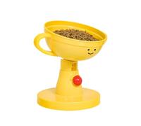 Boles Elevados para Comida De Gato | Ajustable En 5 Alturas Antideslizante para Mascotas Pequeñas,para,para Comer De Pie Alimentos Agua Familia Amigos Camping Coche Hogar