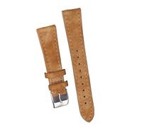 BOLEXA Correa de reloj de cuero de ante Vintage 18mm 20mm 22mm correa de reloj de liberación rápida accesorios de correa de pulsera(marrón,18mm)