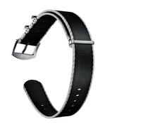 BOLEXA Correa Reloj Lienzo, Correa de nailon for reloj, repuesto de correa de reloj de 20 mm y 22 mm for varios relojes, accesorios militares, cinturón de seguridad, correa de reloj ajustable de liber