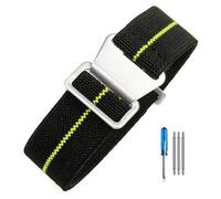 BOLEXA Correa Reloj Lienzo, Correa de reloj de nailon de lona 18 20 22 mm Bandas de repuesto de tela ajustables y transpirables elásticas Correa de reloj de liberación rápida for hombres y mujeres(Q,2