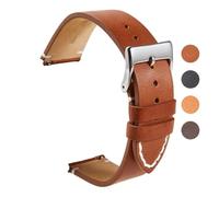 BOLEXA Hombre Mujer Correa, Correa de reloj de cuero Correa de reloj de liberación rápida Correa de muñeca 18 mm 20 mm 22 mm 24 mm Correa de reloj inteligente Accesorios for relojes con cierre de meta