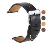 BOLEXA Hombre Mujer Correa, Correa de reloj de cuero Correa de reloj de liberación rápida Correa de muñeca 18 mm 20 mm 22 mm 24 mm Correa de reloj inteligente Accesorios for relojes con cierre de meta