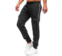 BOLF Hombre Pantalón de Chándal Jogger Pantalones Deportivos Impresión Pantalones Holgados Running Entrenamiento Fitness Print Regular Fit Estilo Urbano Mix 6F6