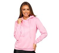 BOLF Mujer Sudadera Cerrada con Capucha Pulóver Blusa Sueter Jersey de Manga Larga Deporte Fitness Outdoor Básico Estilo Casual W02B Rosa M [A1A]