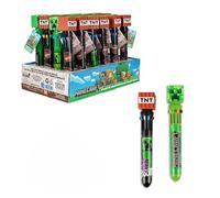 BOLIGRAFO 10 COLORES CON TOPPER 3D MINECRAFT