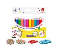 Bolígrafo 3D 12 Piezas Coloridas Seguras y de Secado Rápido Manualidades | Bolis de Impresión de Arte Escolar Infantil para Colegio Aula Guardería Casa Fiesta Cumpleaños