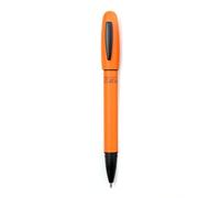 Bolígrafo A.G.Spalding&Bros. Short Black Matt Sfera Metal Naranja