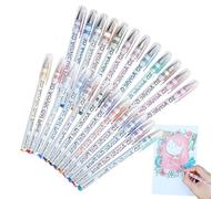 Bolígrafo Acrílico 3D: Punta De Repuesto Adicional Incluida, Herramienta De Dibujo De Tinta De Gel Suave, Material De Arte Para Manualidades Con Grafiti De Pintura Rupestre, Fórmula Sin Perfume |