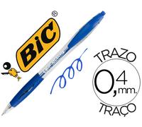 Boligrafo Bic Atlantis Azul Retractil Tinta Aceite Punta De 1 Mm