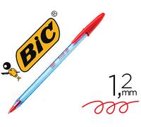 Bolígrafo Bic Cristal Punta Roja Suave 12 mm