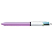 Boligrafo bic cuatro colores fun purpura punta de 1 mm