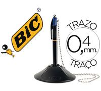 BOLIGRAFO BIC CUATRO COLORES CON PEANA