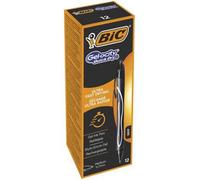 Bolígrafo BIC Gel-ocity Quick Dry Negro Retráctil 0.7mm Secado Rápido Caja 12 Unidades