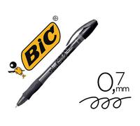 Bolígrafo Bic Gelocity Illusion Borrable Negro Punta 0.7mm