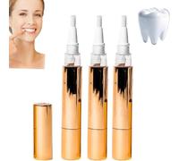 Bolígrafo blanqueador de dientes con esencia dorada, elimina eficazmente las manchas dentales, protege el esmalte dental, reduce el amarilleo de los dientes, apto para todo tipo de dientes.