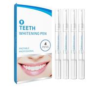 Bolígrafo blanqueador de dientes, gel de brillo rápido para borrado de manchas, 14,3 x 7 x 1,8 cm, aplicador de cepillo preciso para una fácil aplicación, fórmula refrescante de dientes amarillos