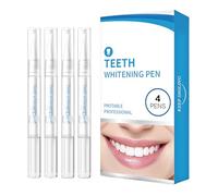 Bolígrafo blanqueador de dientes, gel de limpieza de manchas de dientes, 4 herramientas de blanqueamiento de fácil aplicación, bolígrafo con fórmula suave, herramienta de cuidado, bolígrafos