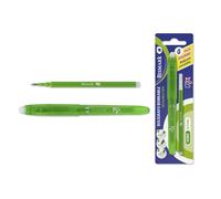 Bolígrafo Borrable Bismark Verde con Capuchón y recambio