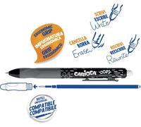 Bolígrafo Borrable CARIOCA Oops Negro