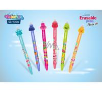 Bolígrafo Borrable Retráctil Squishy Azul - Comodidad y Escritura Sin Errores Naranja