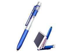 Bolígrafo capacitivo con soporte para teléfono, bolígrafo capacitivo - Lápiz capacitivo para pantalla táctil con soporte para teléfono móvil | Ángulo ajustable con luz LED, multifuncional para disposi