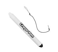 Bolígrafo capacitivo para niños, agarre ergonómico suave, anti rollo, cuerpo triangular, compatible con tabletas, almohadilla de punta de silicona suave ampliamente utilizada para dibujo de niños