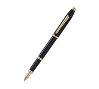 Cross Century II 419-1MF - Pluma estilográfica con detalles en oro de 23 K, color negro