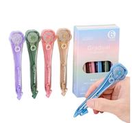 Bolígrafo Cinta Correctora - 5 Piezas Papelería Correctora Forma de Flor - Cinta correctora de secado rápido | para Estudiantes Profesores Oficina Periodistas Artistas Exámenes Diario Estudio