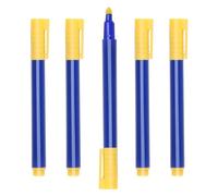 Bolígrafo Comprobador De Billetes Falsos: 5 Bolígrafos Detectores De Dinero, Marcador De Verificación De Billetes, Herramienta De Prueba De Moneda Falsa | Pluma Del Inspector De La Factura Del Dinero