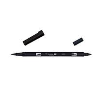 Bolígrafo con dos puntas ABT Dual Brush Fibre-Tip de la marca Tombow , color N15 - black Doppelpack