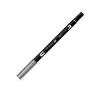 Bolígrafo con dos puntas ABT Dual Brush Fibre-Tip de la marca Tombow , color N65 gris 5