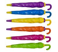 Bolígrafo Con Forma De Paraguas Punta 1 0mm Agarre Ergonómico Suministros Escolares Y Oficina Para Diario Tomar Notas Bolígrafos Novedosos 6 Uds.