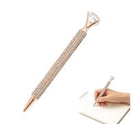 Bolígrafo con pedrería, bolígrafo con diamantes de imitación y grandes, plumas de fantasía para mujer, para enseñar enfermera, oficina de trabajo, citas diarias