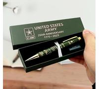 Bolígrafo conmemorativo del 250 aniversario, bolígrafo de aniversario, 250 años de libertad de América, 4 de julio de Estados Unidos (ejército 250)