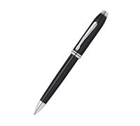 Bolígrafo Cross Premium Townsend lacado en negro con detalles chapados en rodio
