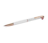 Bolígrafo Crystalline, Mariquita, Blanco, Lacado rojo, baño en tono oro rosa OS
