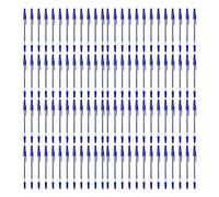 Bolígrafo de 12/24/50/100 piezas de punta redonda con recambios, tinta azul/negro/rojez, bolígrafo multiusos para escritura